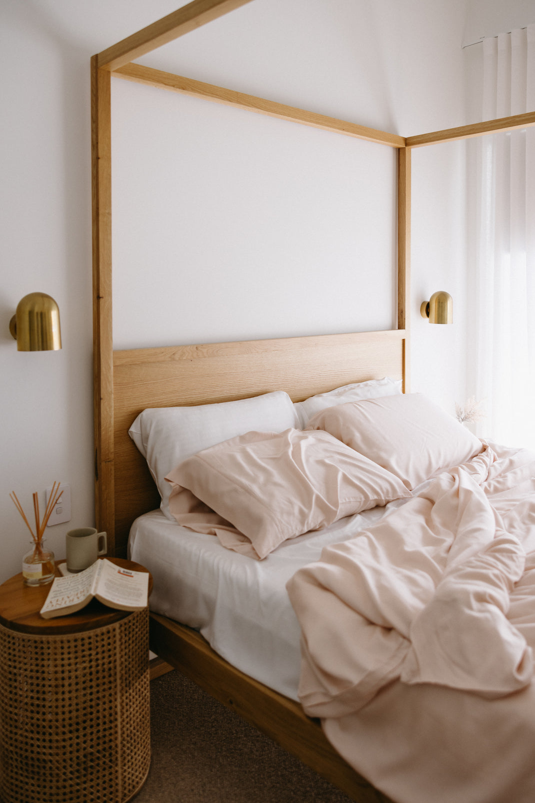 Hampton Rosé - Bamboo Bedding by NakedLab